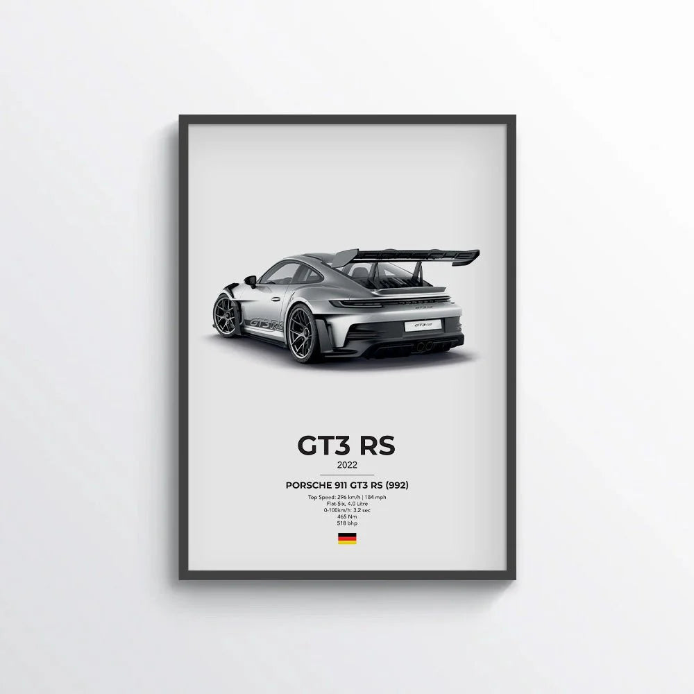 Porsche 911 GT3 RS (992) Poster