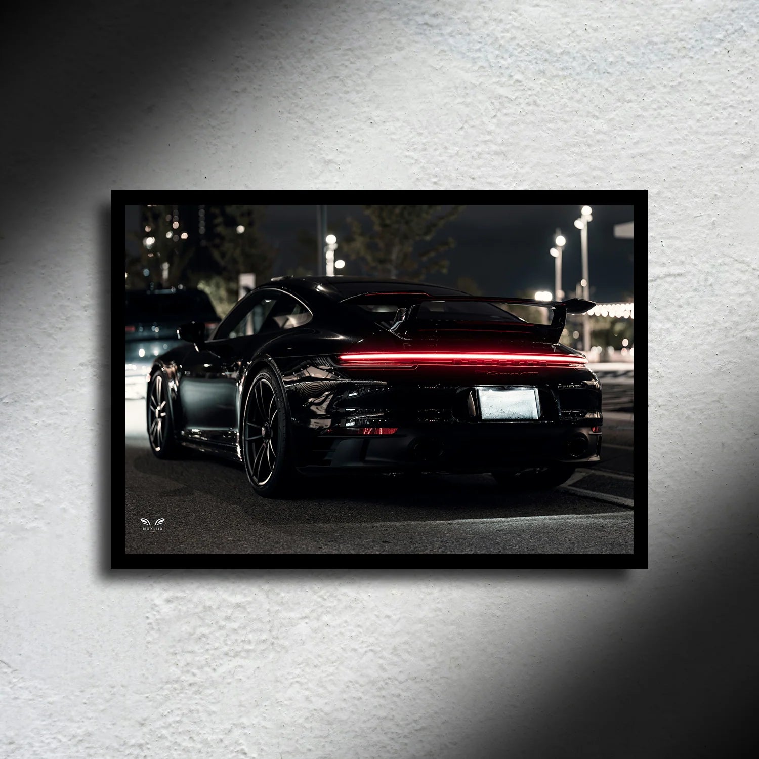 Porsche 911 992 LED Poster A2