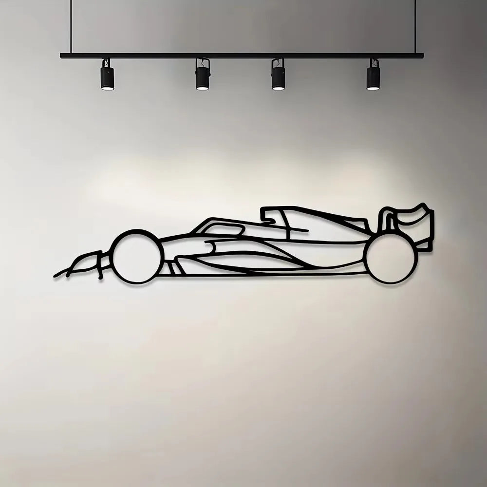 Stylish Iron Sports Car Wall Decoration – Hot Border Metal Line for Auto Lovers