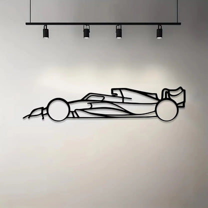 Stylish Iron Sports Car Wall Decoration – Hot Border Metal Line for Auto Lovers