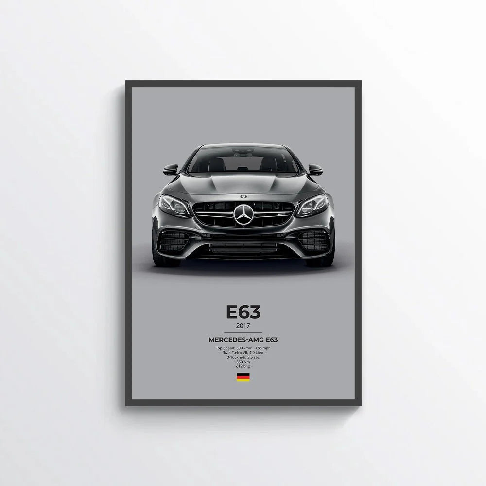 Mercedes AMG E63 Poster