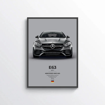 Mercedes AMG E63 Poster