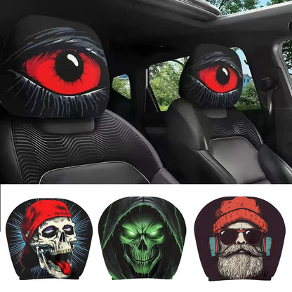 2PCS Giggle-Guard Headrest Huggers