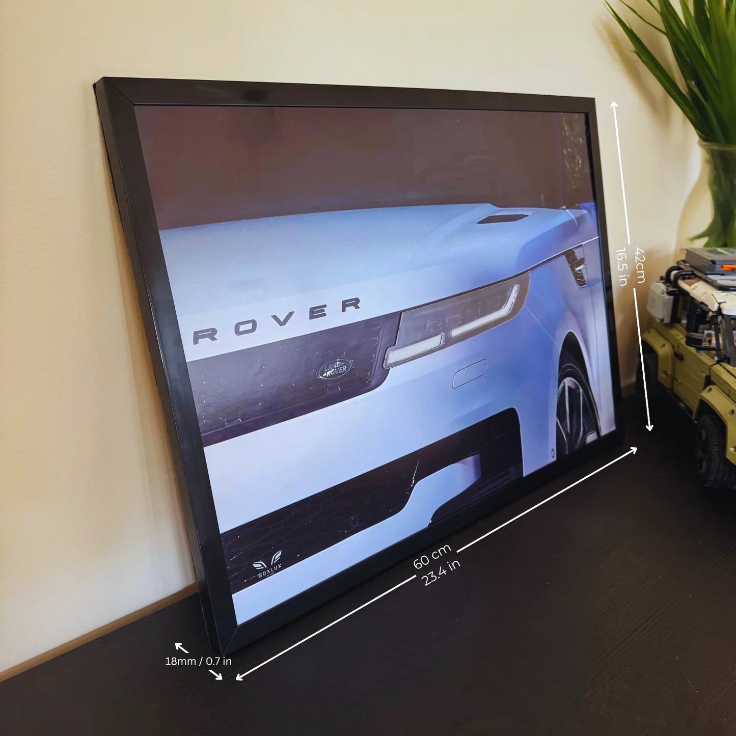 Porsche 911 992 LED Poster A2
