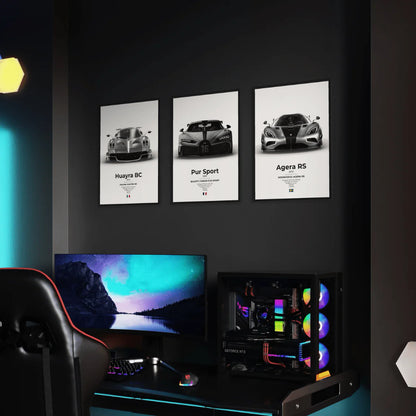 Mercedes AMG GT Black Series Poster