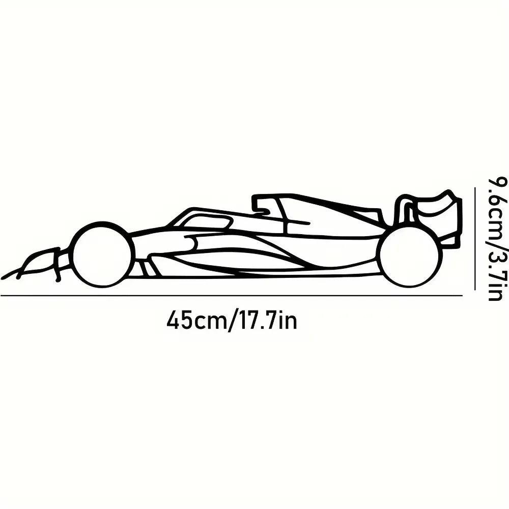 Stylish Iron Sports Car Wall Decoration – Hot Border Metal Line for Auto Lovers