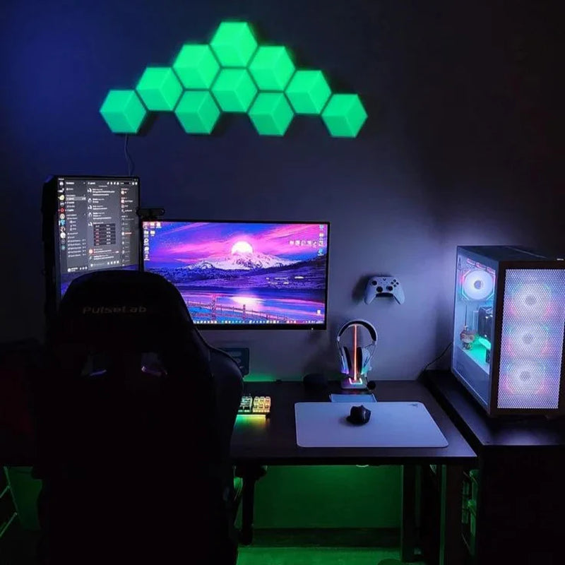 Hexagonal RGB LED Wall Panels