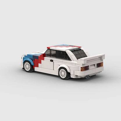 M3-Inspired Miniature Brick Car Set
