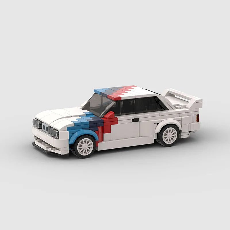 M3-Inspired Miniature Brick Car Set