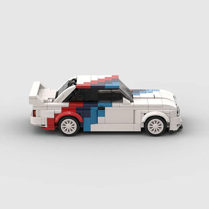 M3-Inspired Miniature Brick Car Set