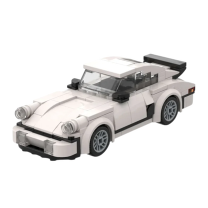 Classic 911-Inspired Miniature Brick Car Set