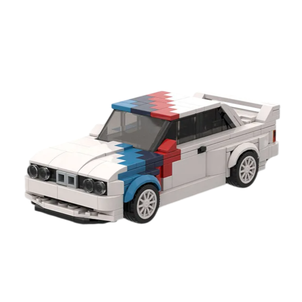 M3-Inspired Miniature Brick Car Set