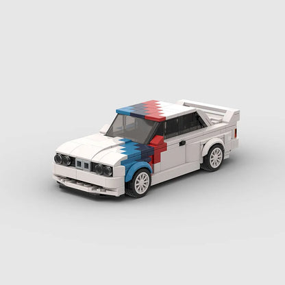 M3-Inspired Miniature Brick Car Set