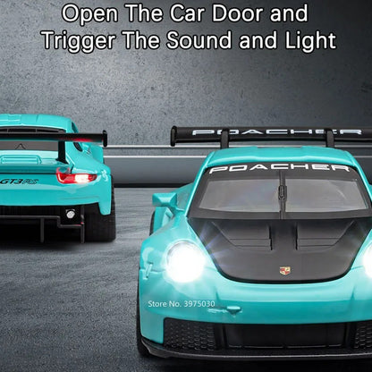 1:32 Diecast GT3 RS Supercar with Lights, Sound & Pull Back Action - Gift for Al
