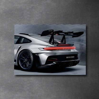 PORSCHE GT3 RS LED Acrylic Wall Art / 60X40Cm - DIVERSION
