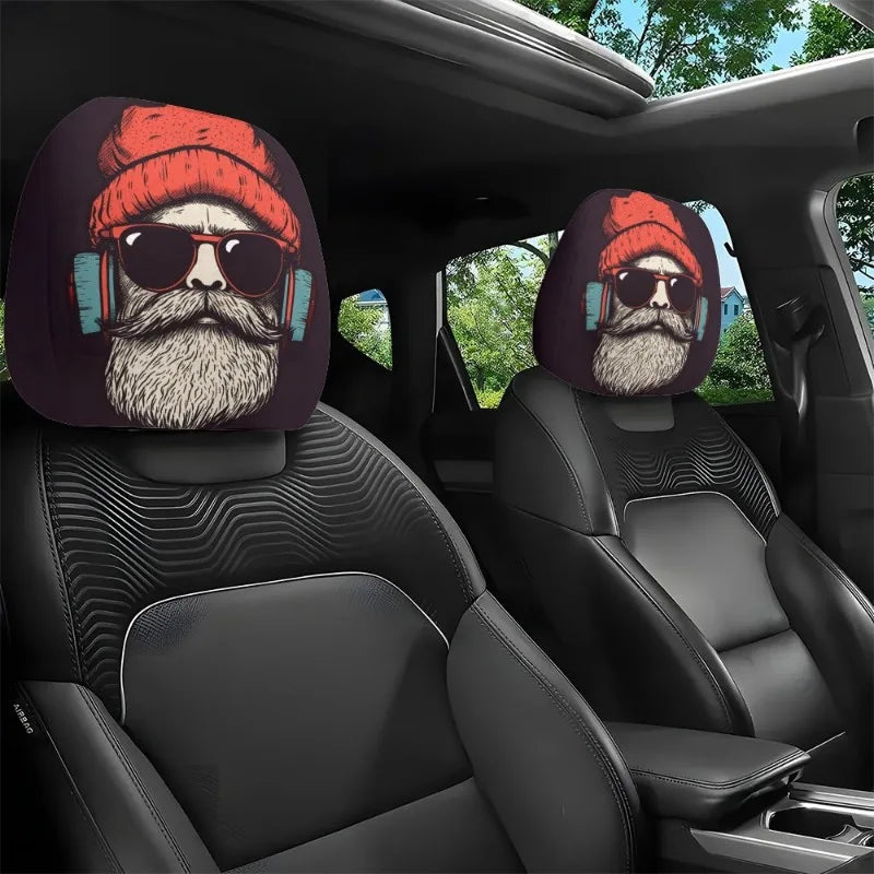 2PCS Giggle-Guard Headrest Huggers