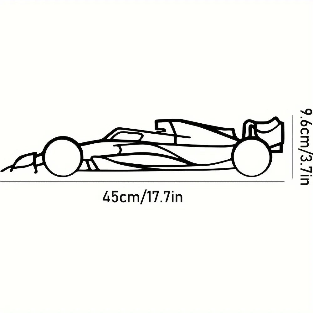 Stylish Iron Sports Car Wall Decoration – Hot Border Metal Line for Auto Lovers