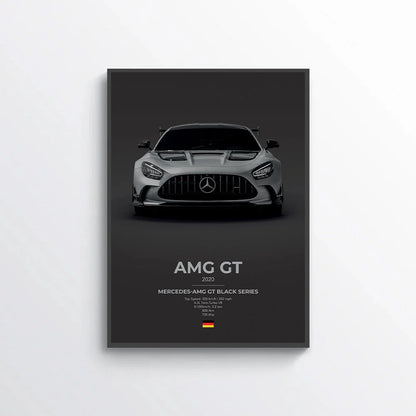 Mercedes AMG GT Black Series Poster